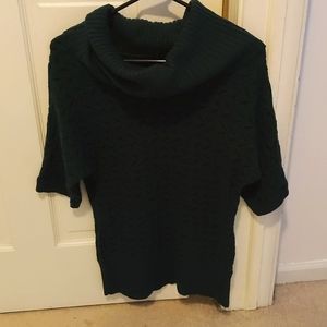 Women's short sleeve knit sweater